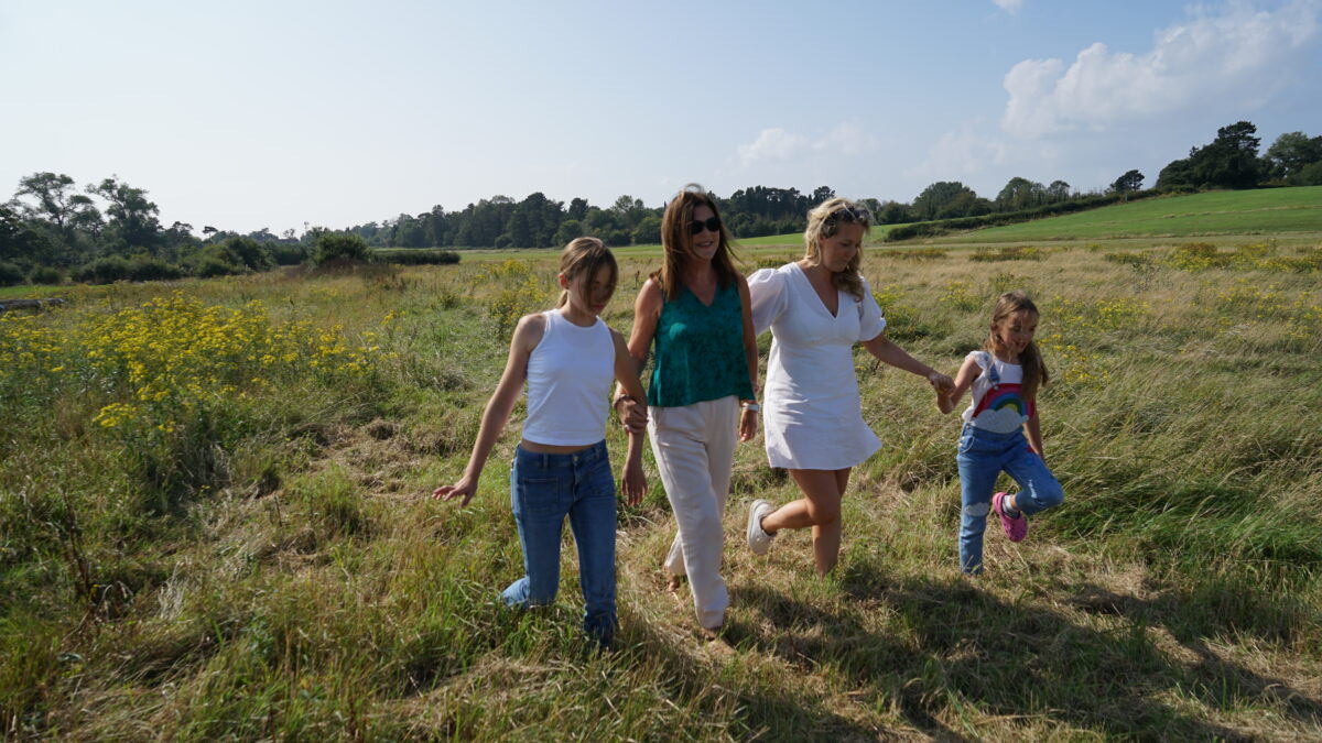 former patient ann with her family