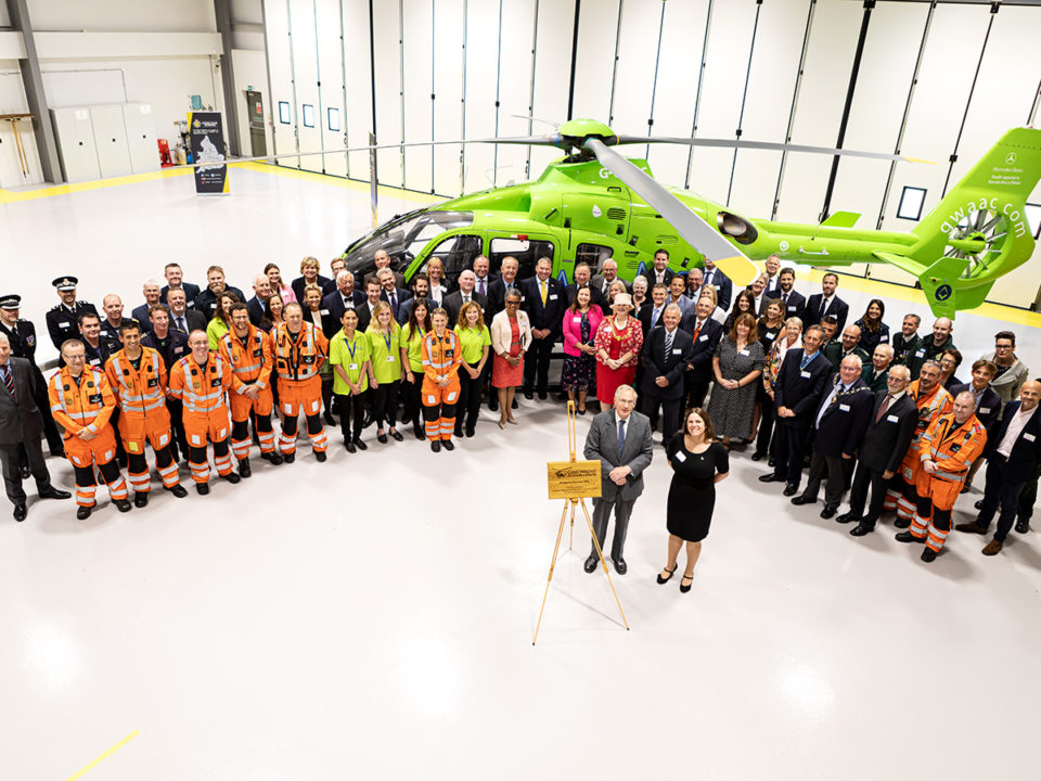 Royal opening of air base
