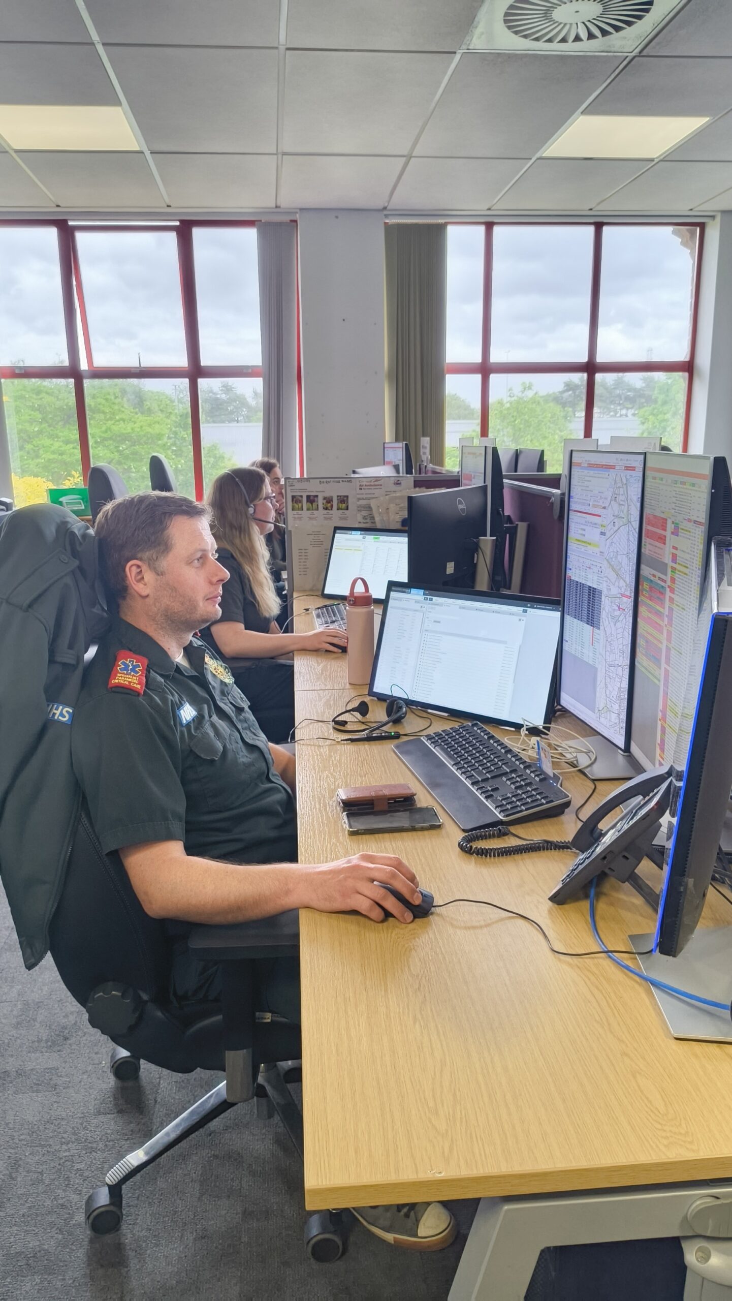 SPCC Mark Kinsella on the HEMS Dispatch Desk