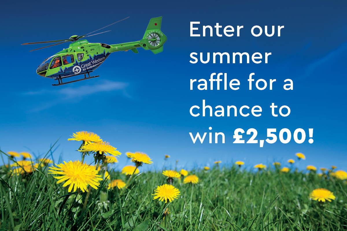 Enter our summer raffle for a chance to win £2,500!