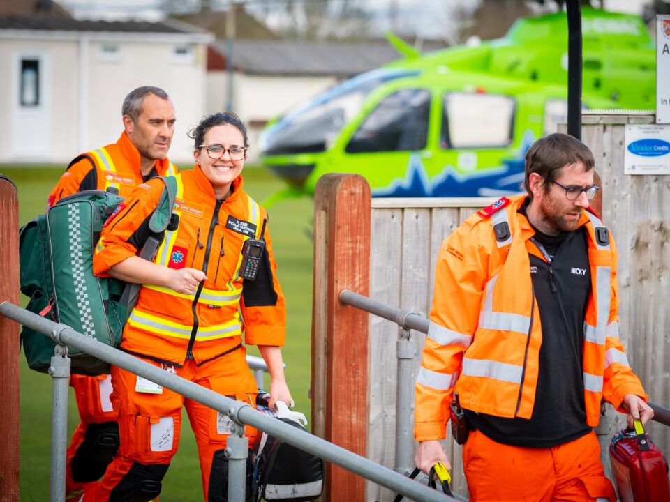 GWAAC crew on their way to the scene of an accident