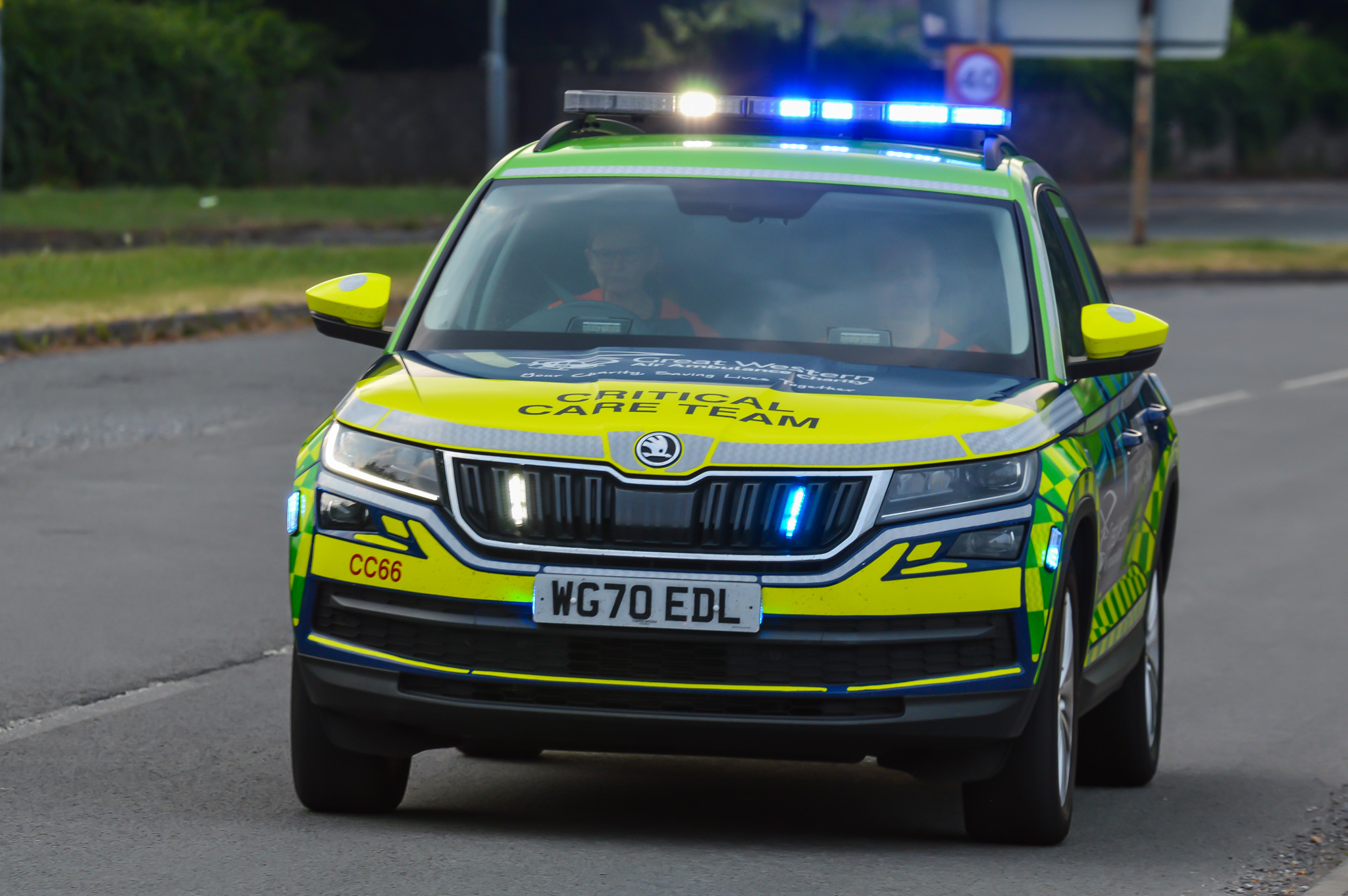 One of the GWAAC critical care cars
